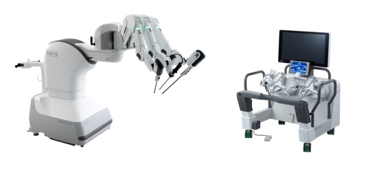 Figure 1. Saroa uses a standard flat-panel display rather than an immersive monitor, facilitating communication for the human surgical team